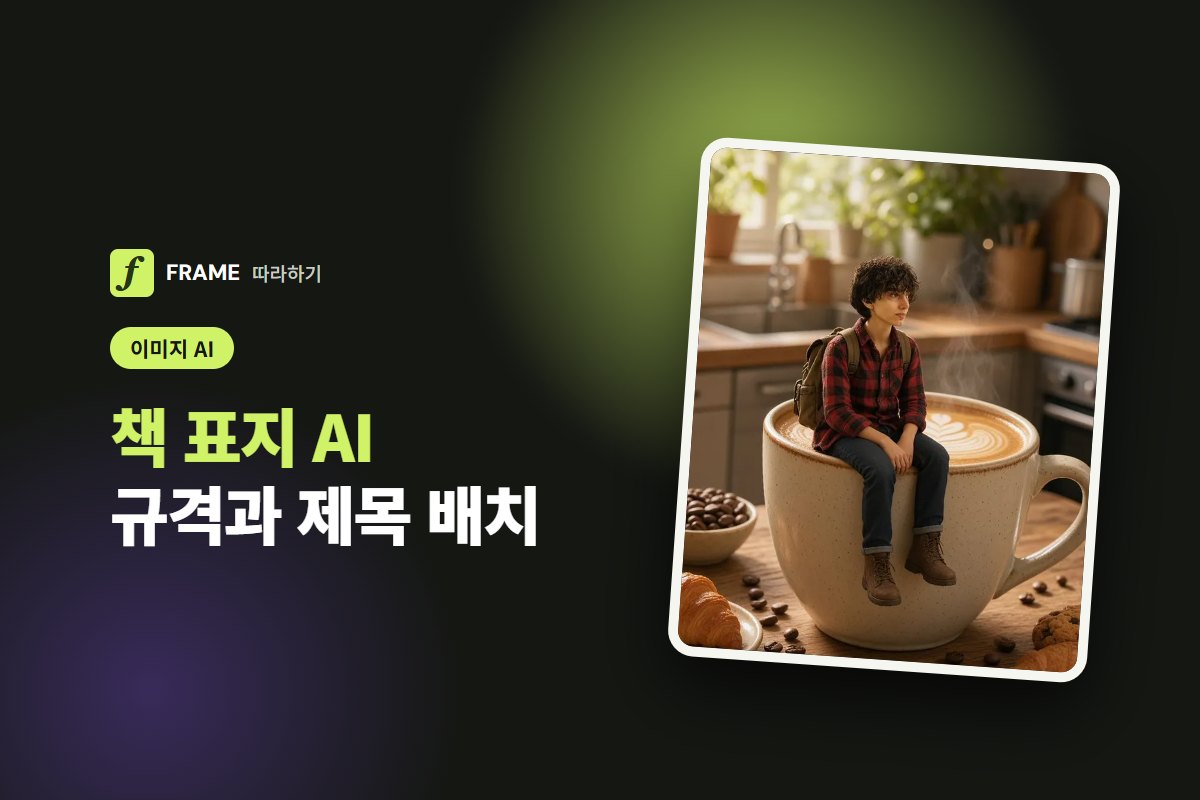 책 표지 AI로 만들기: 독립출판·전자책 표지 규격과 제목 배치